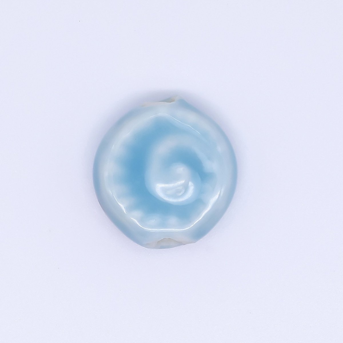 Ceramic Art Colorful Spiral Round Bead Spacer | B - 806 B - 812 B - 813, B - 817 - B - 819, B - 827 B - 828 - DLUXCA
