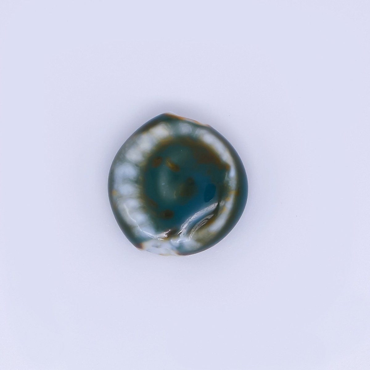Ceramic Art Colorful Spiral Round Bead Spacer | B - 806 B - 812 B - 813, B - 817 - B - 819, B - 827 B - 828 - DLUXCA