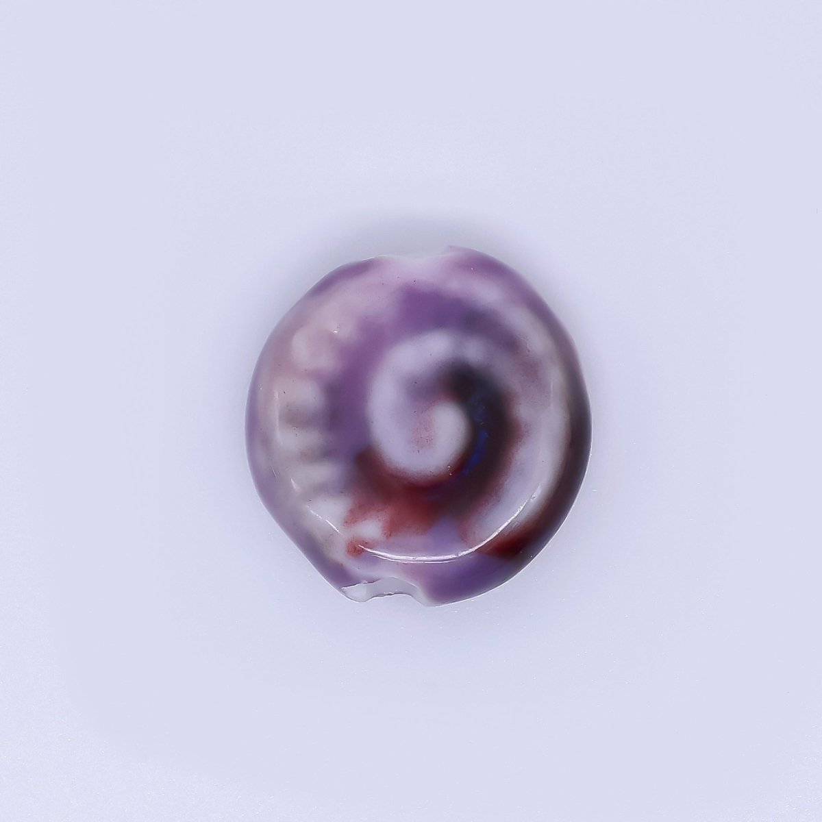Ceramic Art Colorful Spiral Round Bead Spacer | B - 806 B - 812 B - 813, B - 817 - B - 819, B - 827 B - 828 - DLUXCA