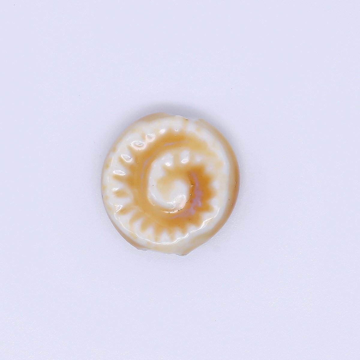 Ceramic Art Colorful Spiral Round Bead Spacer | B - 806 B - 812 B - 813, B - 817 - B - 819, B - 827 B - 828 - DLUXCA