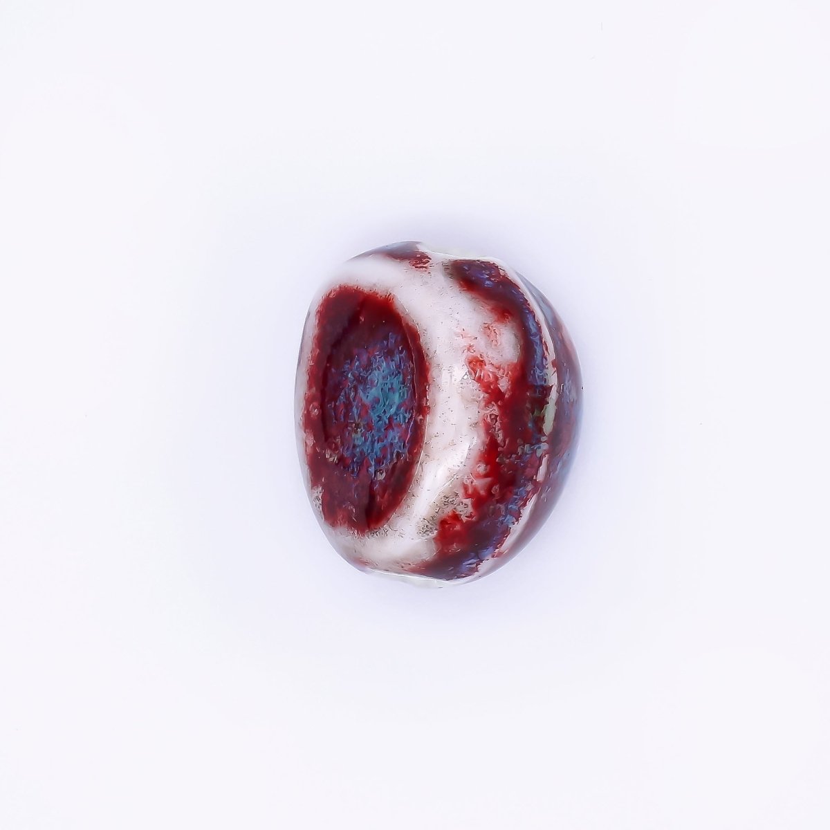 Ceramic Art Colorful Stone - Like Round Bead Spacer | B - 860 - B - 866 - DLUXCA