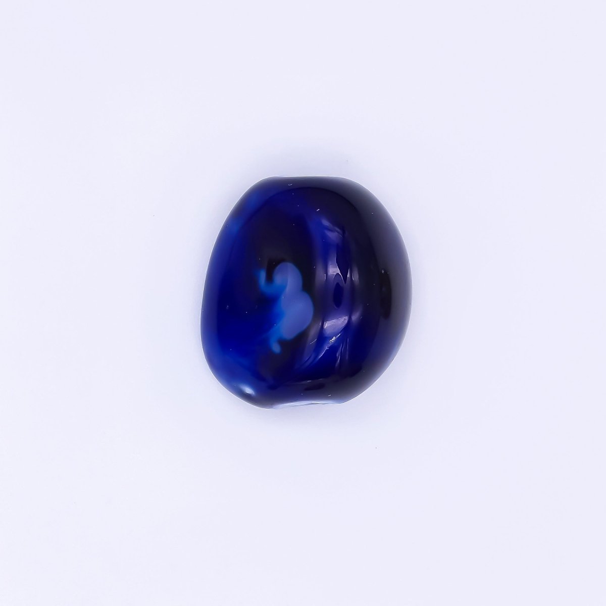 Ceramic Art Colorful Stone - Like Round Bead Spacer | B - 860 - B - 866 - DLUXCA