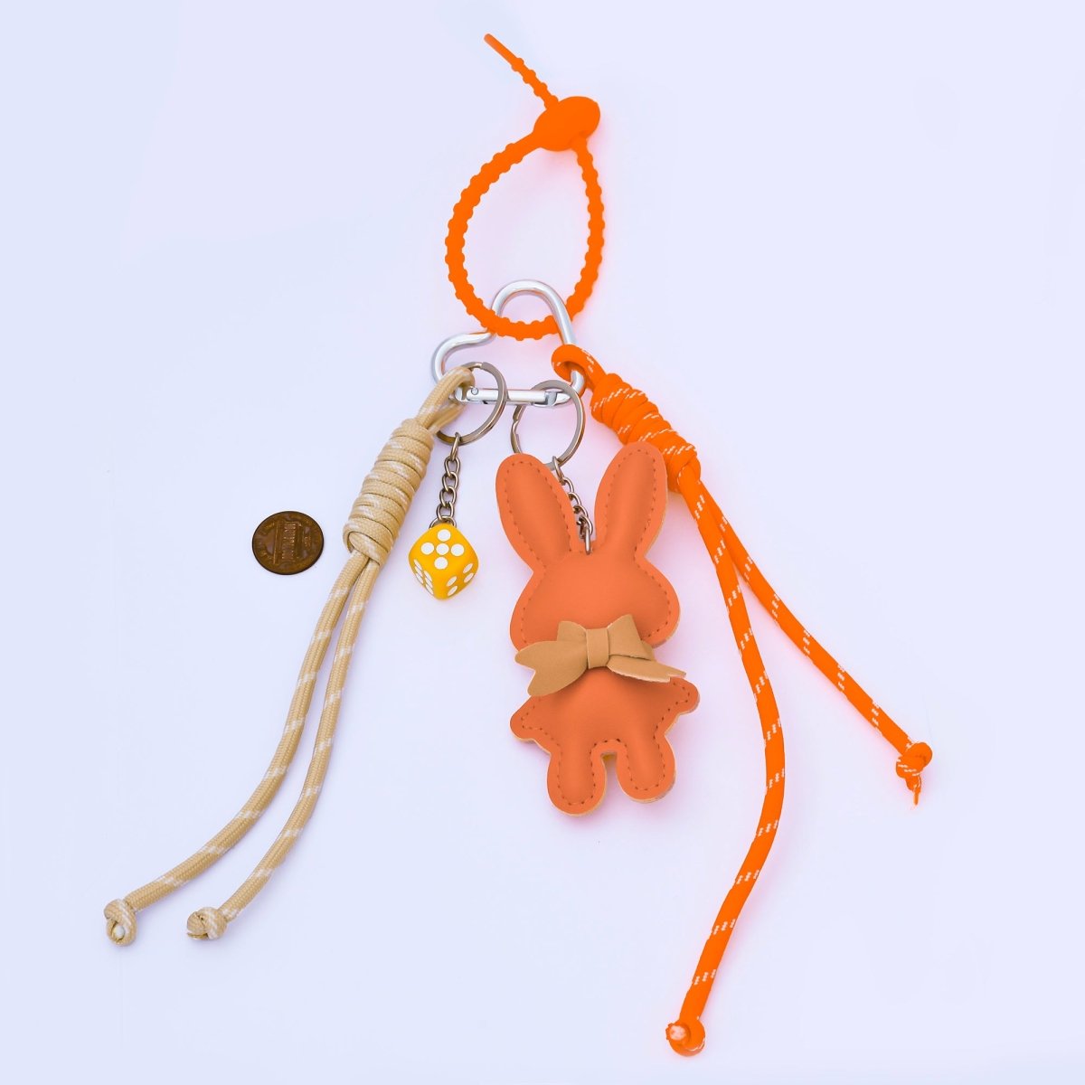 Colorful Cute Animal Charm Keychain for Backpack Purse Handbag Accessories | WB - 00200 - DLUXCA