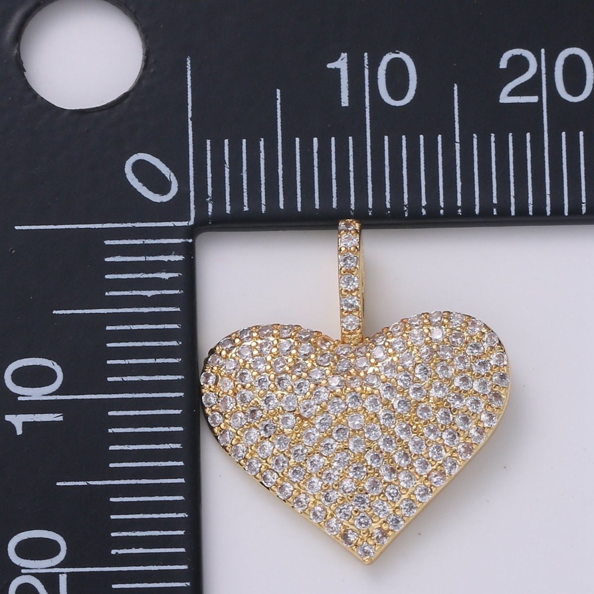 Dainty Gold Filled Heart Charms H - 438 H - 462 H - 467 H - 486 H - 488 - DLUXCA