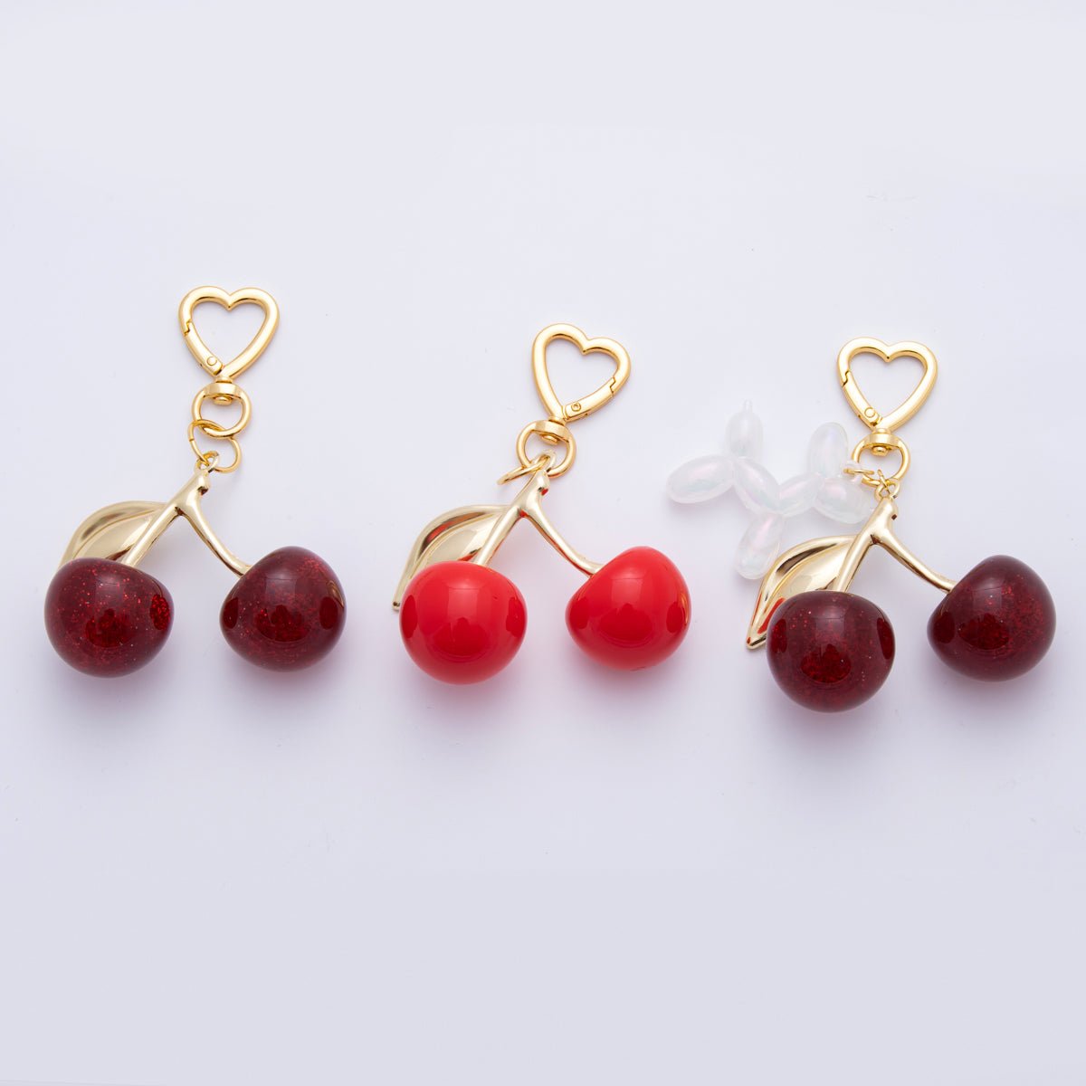 Fruits Keychain accessories Cherry Bomb Charm Accessories WB - 00073 - DLUXCA