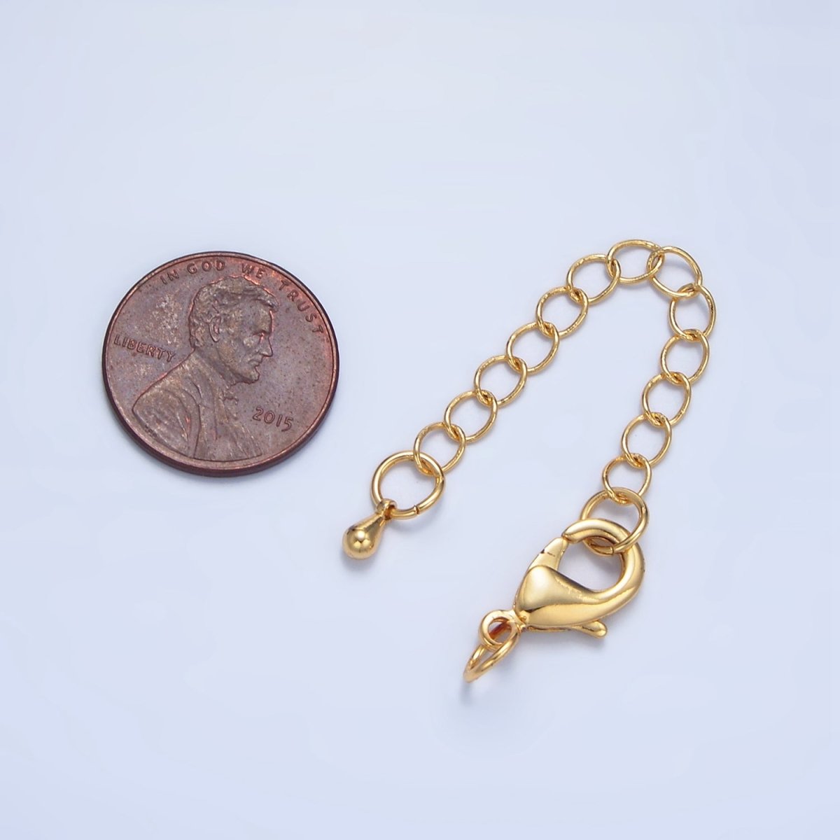 Gold Filled Lobster Clasp with Chain Extender L - 310 L - 311 - DLUXCA