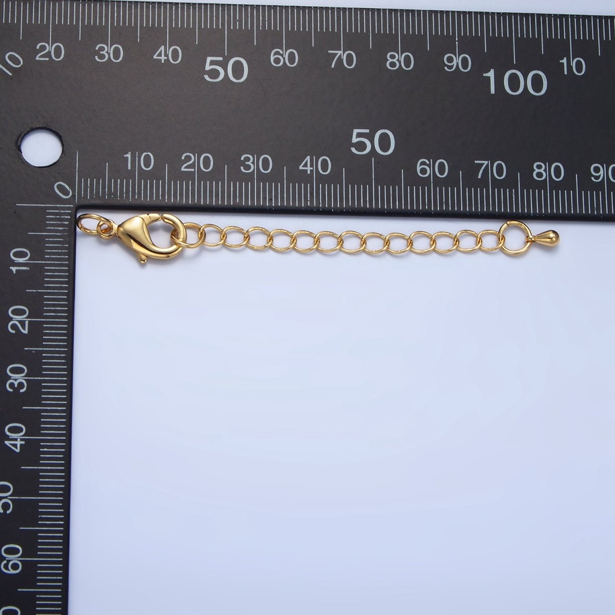 Gold Filled Lobster Clasp with Chain Extender L - 310 L - 311 - DLUXCA