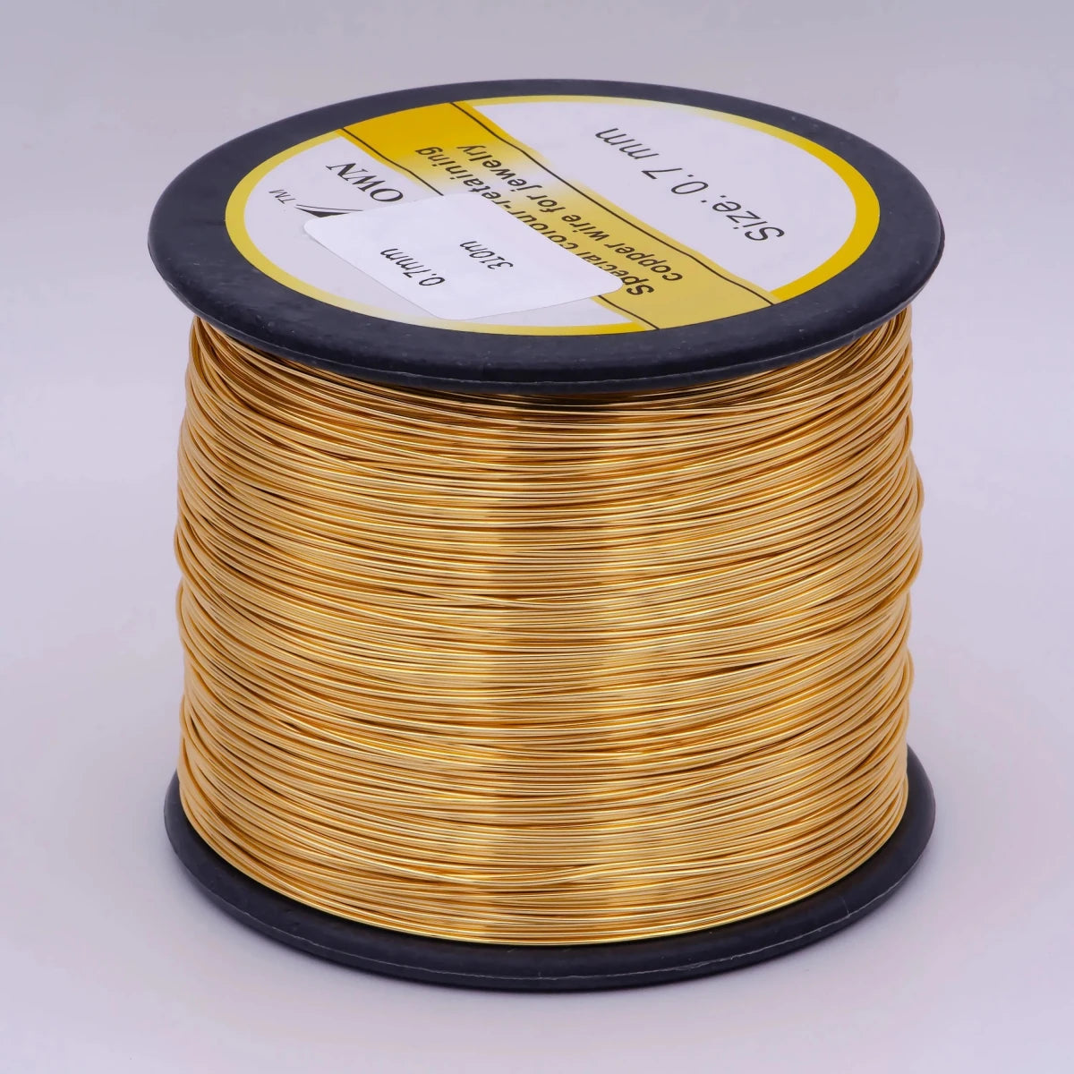 Gold plated non tarnish beading wire for craft supply copper wire tarnish resistant jewelry making 18, 20, 21, 22, 24, 26, 28 gauge 5 meter - DLUXCA