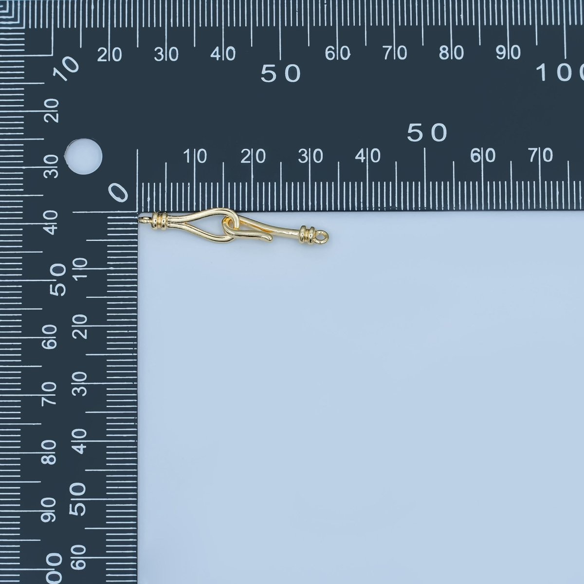 Gold, Silver Clasps With Hook for Jewelry End Clasp Closure Supply for Jewelry Making Z - 057 Z - 058 - DLUXCA