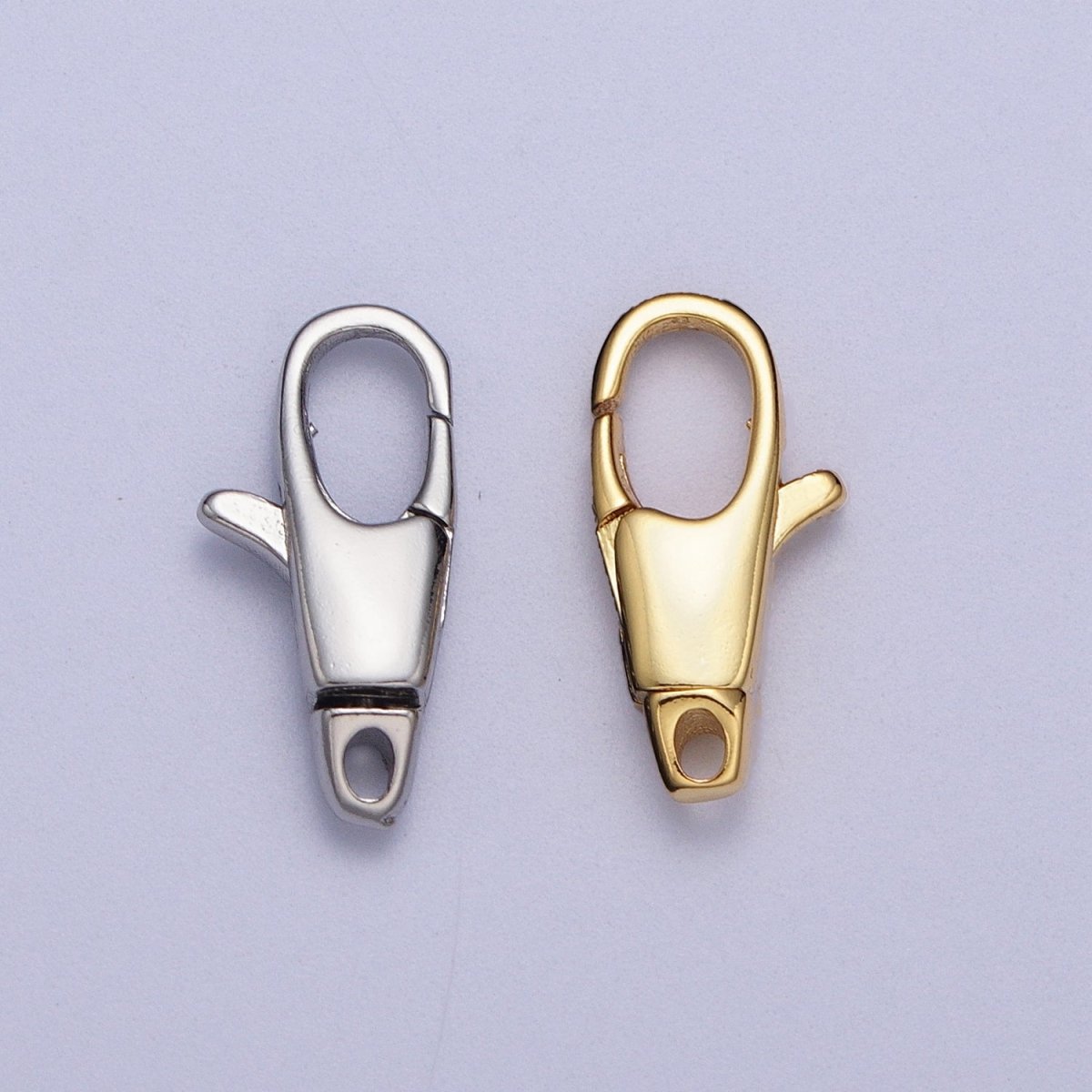 Gold / Silver Slim Long Lobster Clasps for Necklace Bracelet End Clasp Basic Component Z - 192 Z - 193 - DLUXCA