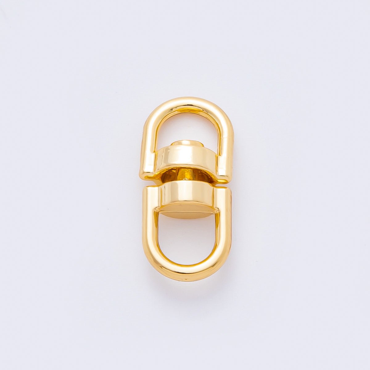 Gold Stainless Steel 20mm Double Swivel Link Clasp Charm Finding | Z - A1257 - DLUXCA