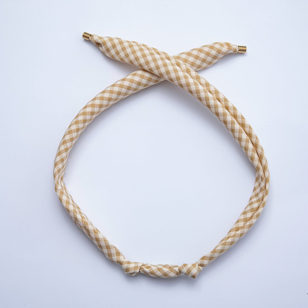 Gold Stainless Steel 24mm Red, Black, Yellow Handmade Vintage Bandana Scarf Necklace | WA - 1253 WA - 1288 WA - 1289 WA - 1375 - DLUXCA