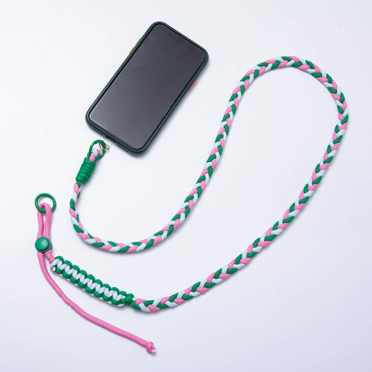 Handmade Multicolor Cord Knot Phone Strap Keychain Accessories | WB - 00173 ~ WB - 00178 - DLUXCA