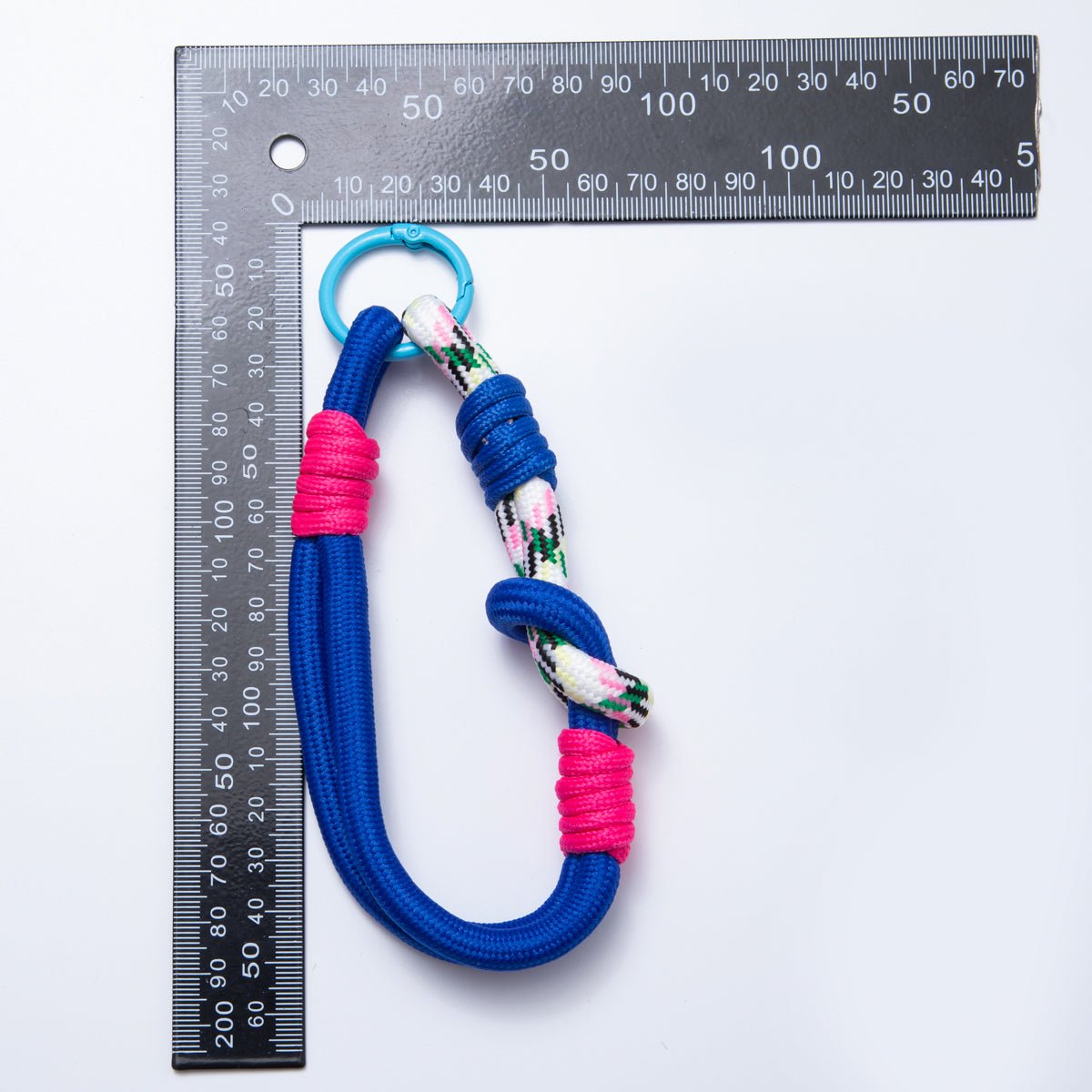 Handmade Multicolor Knot Cord Chain Phone Strap Push Gate Keychain Accessories | WB - 00179 ~ WB - 00183 - DLUXCA