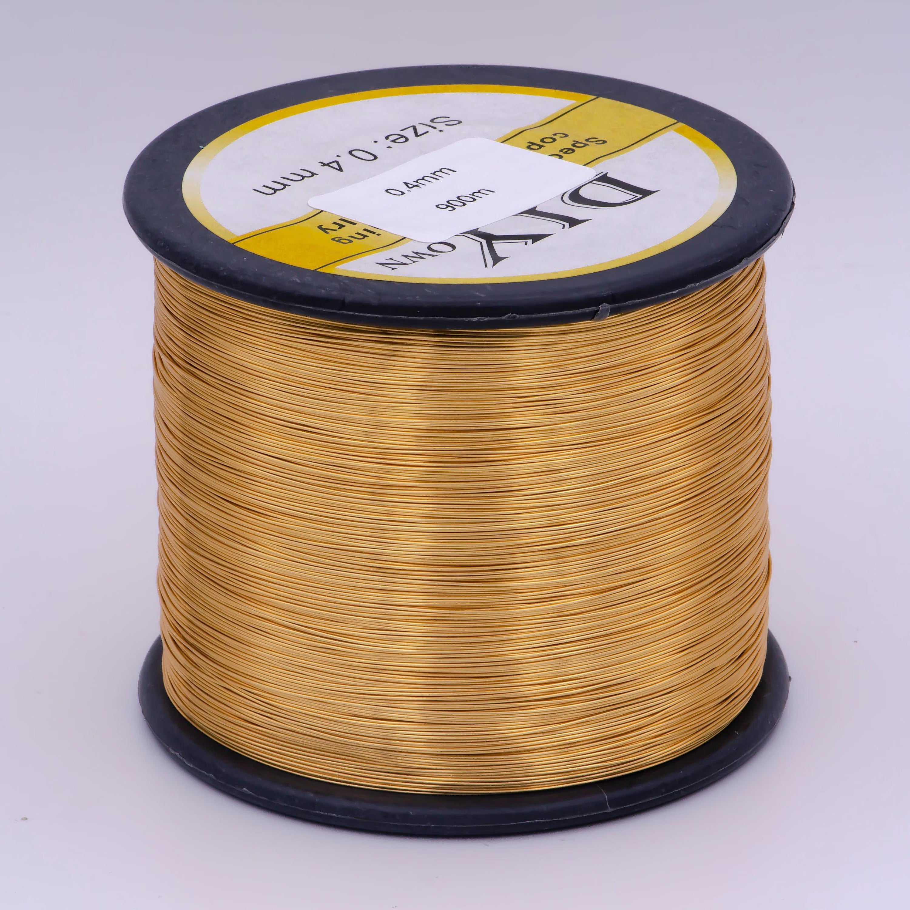 Gold plated non tarnish beading wire for craft supply copper wire tarnish resistant jewelry making 18, 20, 21, 22, 24, 26, 28 gauge 5 meter