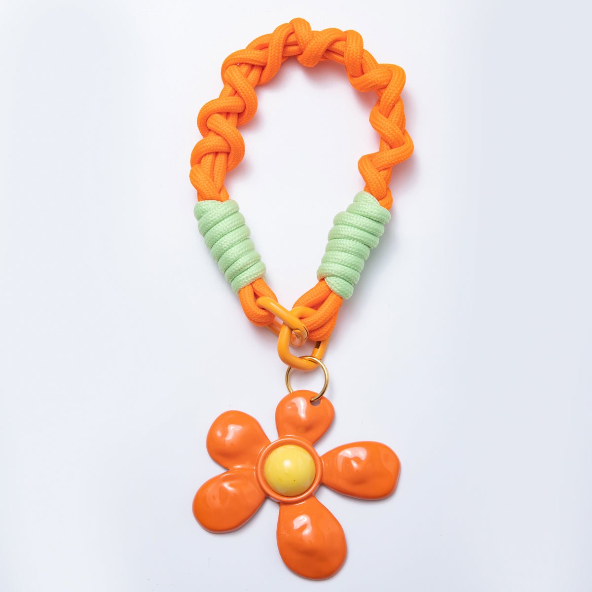 Kawaii Colorful Paracord Charm Bag Keychain Accessories Leather