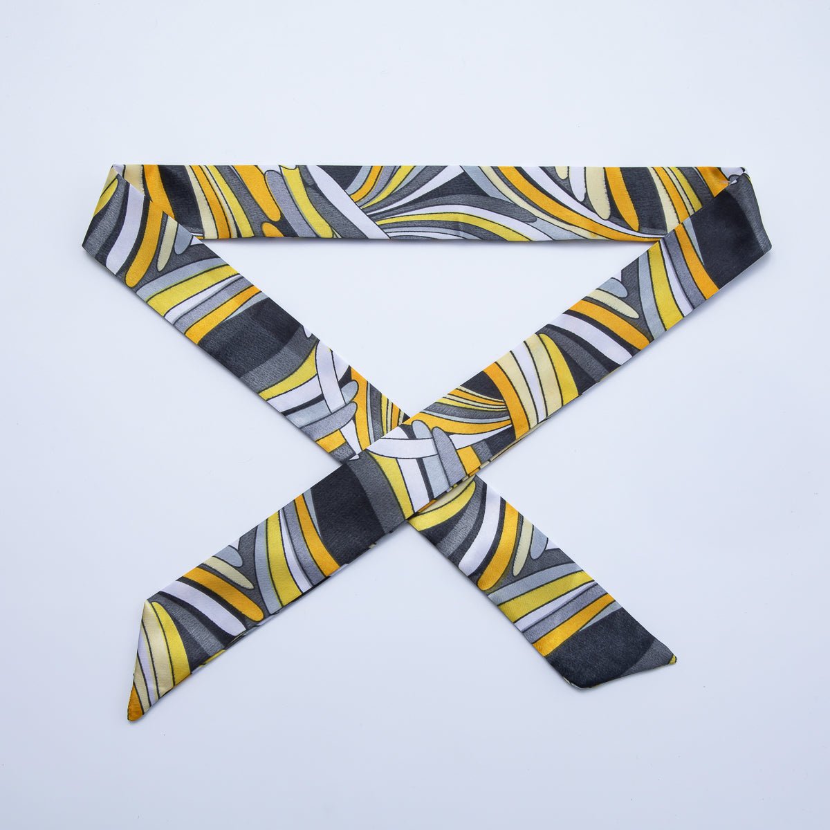 Modern Style 40mm Soft Faux Silk Bandana Scarf Necklace | WA - 1932 - DLUXCA