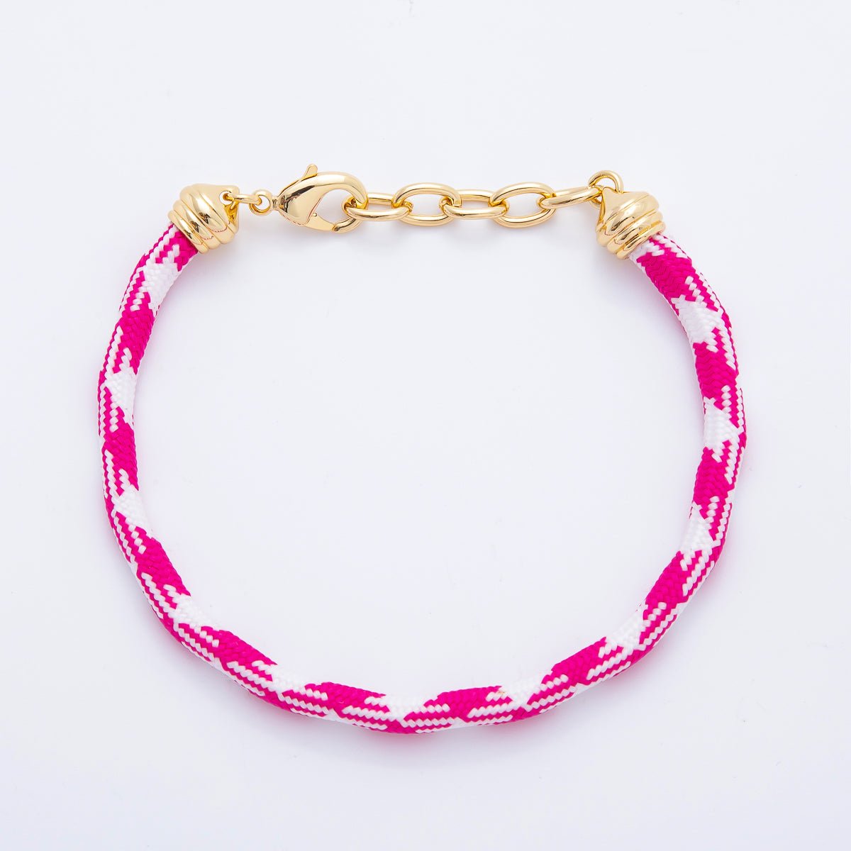 New Color 24K Gold Filled Summer Fall Cotton Cord Bracelet 8.4 inch | WA - 1922 ~ WA - 2034 - DLUXCA