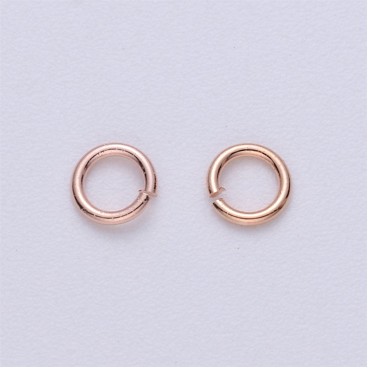 Open Jump Ring Real Gold Plated Jump Ring 4mm, 7mm with 20 gauge / 0.8mm thickness for Jewelry Supply Component 10gram SP - 1580 SP - 1581 SP - 1592 SP - 1593 - DLUXCA