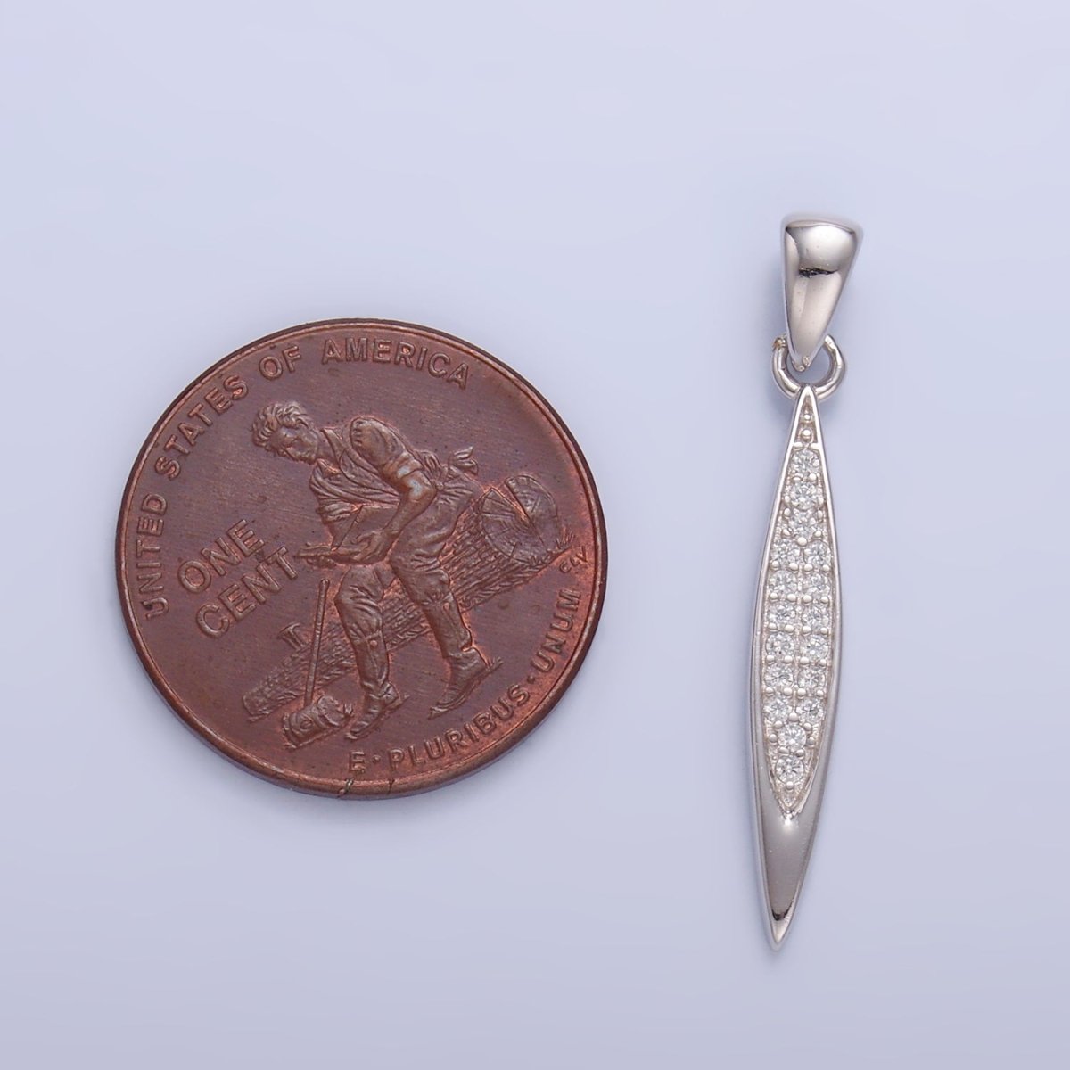 S925 Sterling Silver Micro Paved CZ Sphere Pendant | SL - 602 - DLUXCA