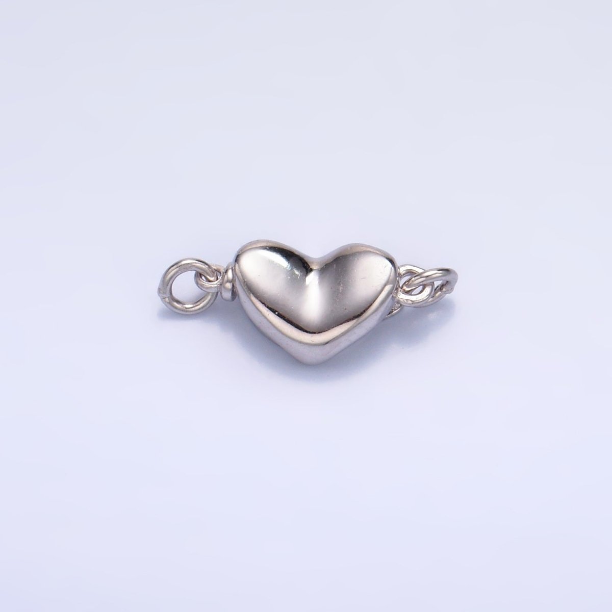 S925 Sterling Silver Needle Heart Minimalist Charm Set | SL - 547 - DLUXCA