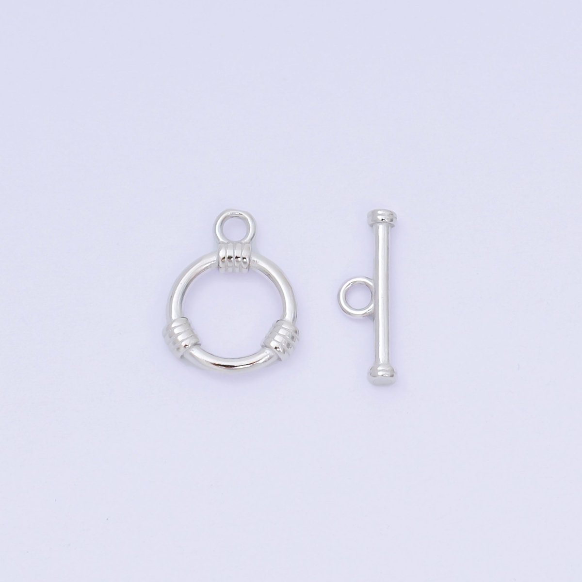 S925 Sterling Silver OT Clasp Classic Dainty Toggle Clasps Closure Finding | SL - 675 - SL - 677 - DLUXCA