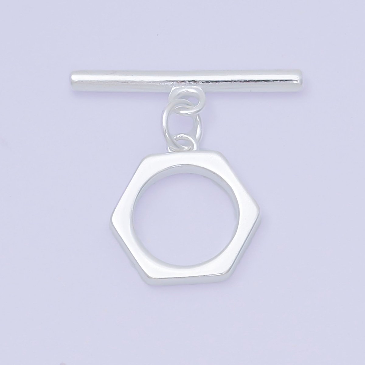 S925 Sterling Silver OT Clasp Dainty Toggle Clasps Closure Finding | SL - 671 - DLUXCA