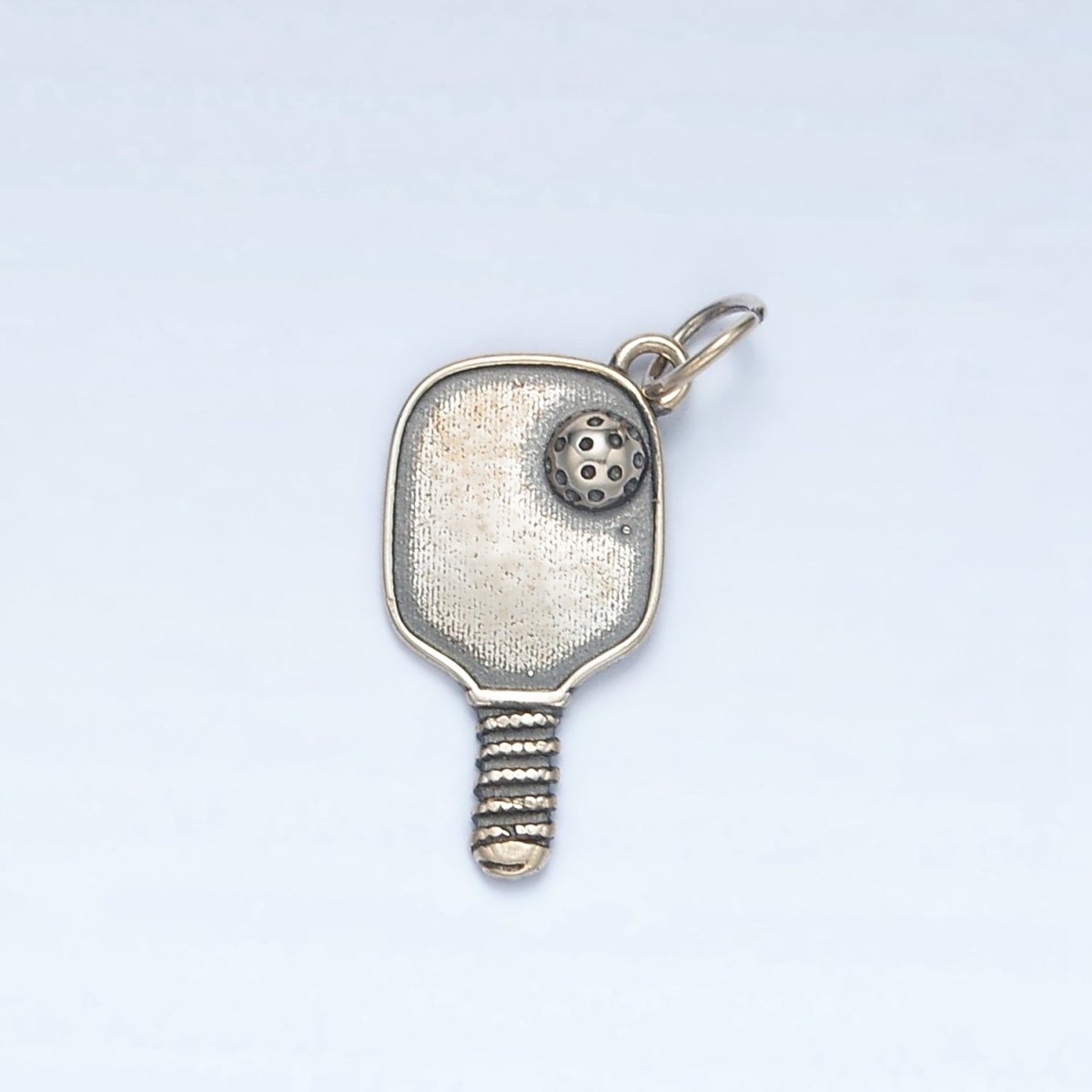 S925 Sterling Silver Pickle Ball Sport Charm | SL - 497 - DLUXCA