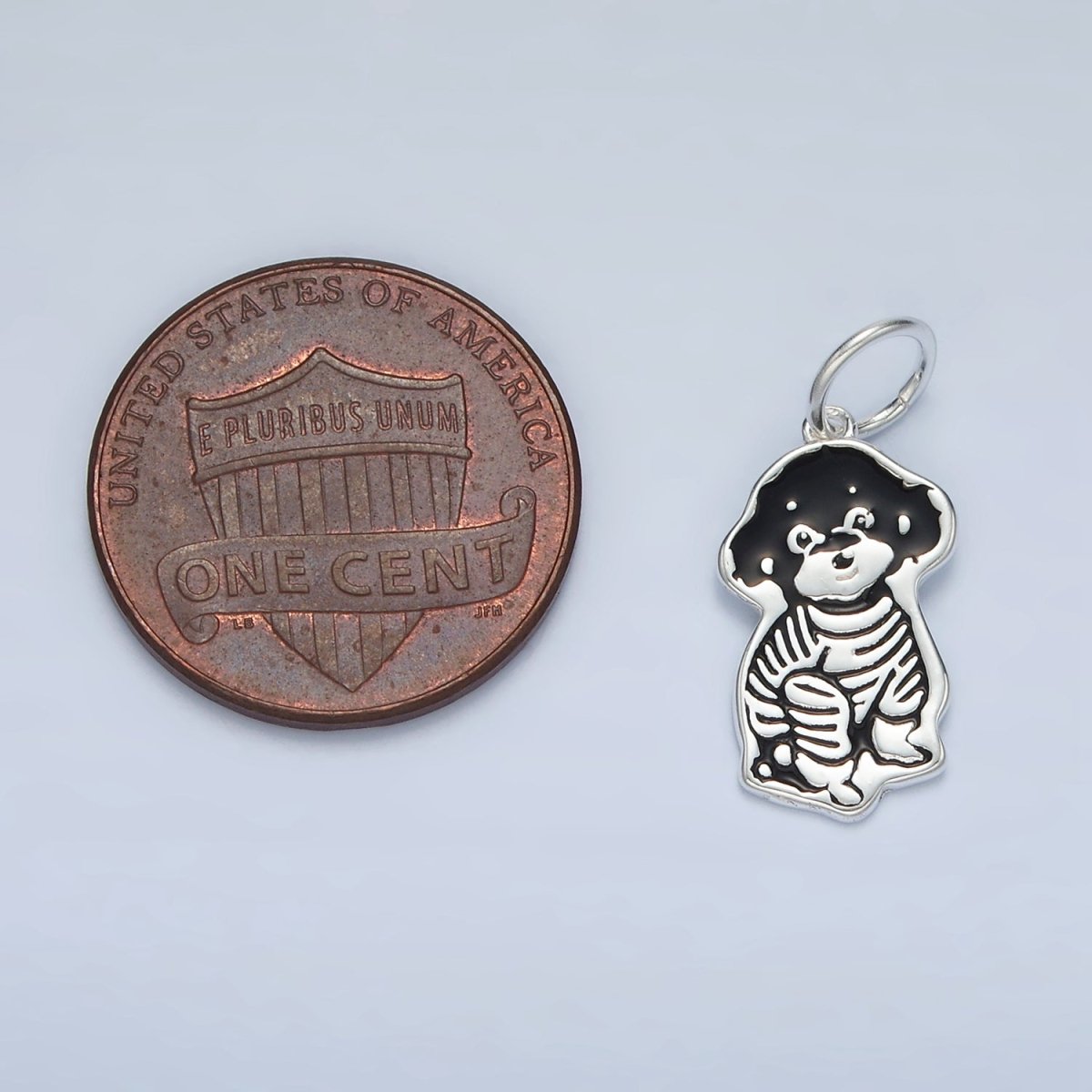 S925 Sterling Silver Puppy Dog Sweater Charm | SL - 502 - DLUXCA