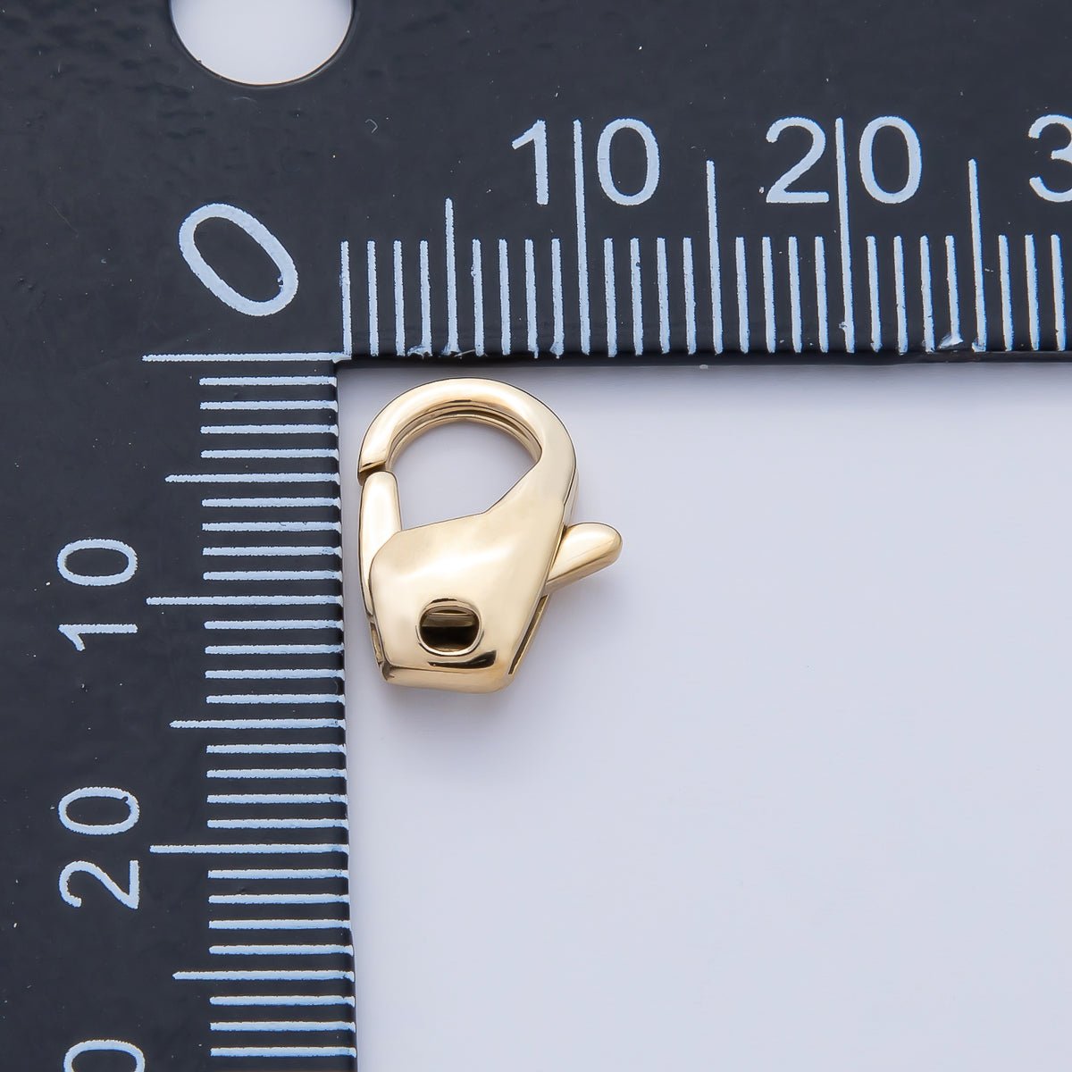 Stainless Steel 10.5mm, 13mm Minimalist Lobster Claw Clasps Finding | Z1626 Z1627 - DLUXCA
