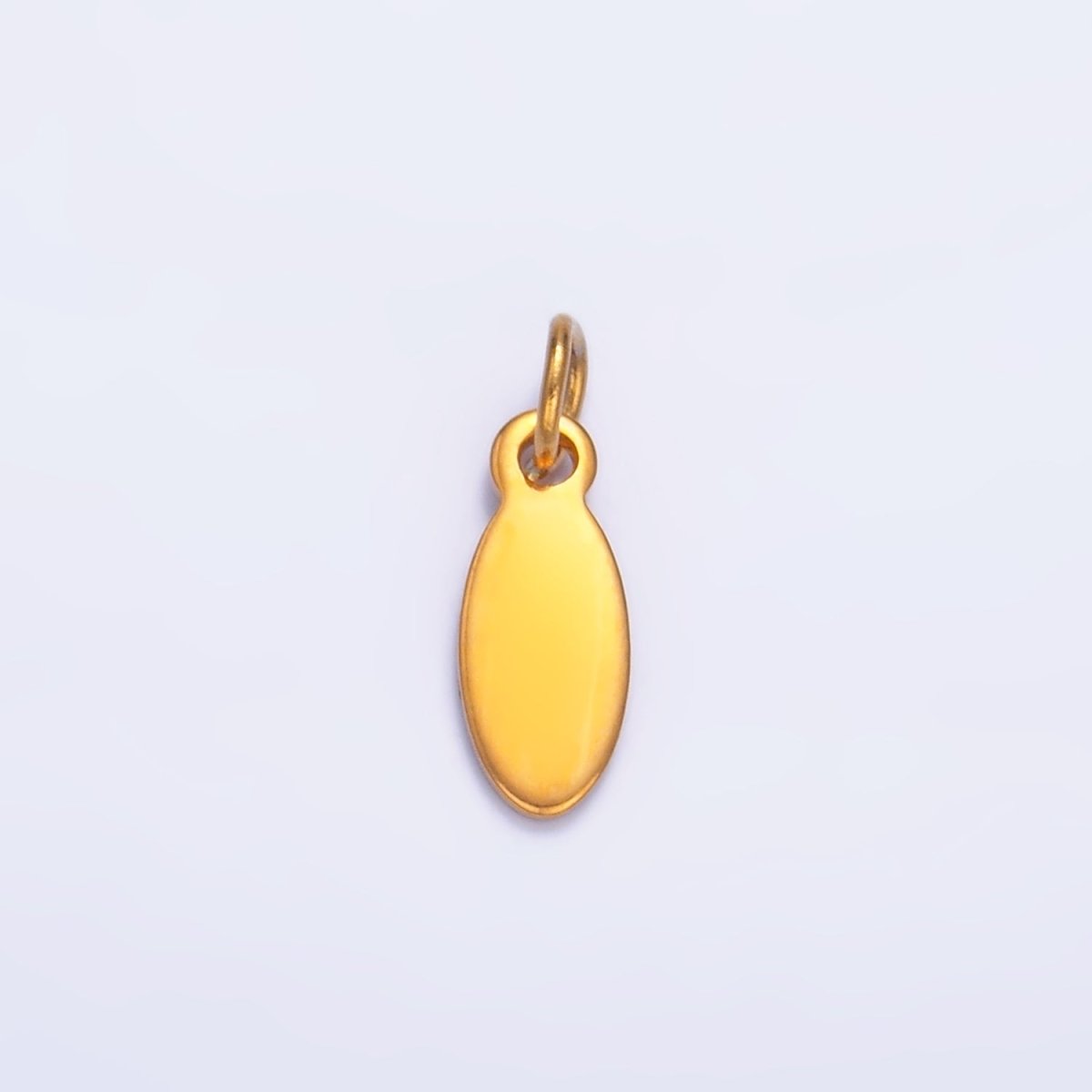 Stainless Steel 10mm Sphere Minimalist Logo Mini Charm Set by 10 Pieces | P649 - DLUXCA