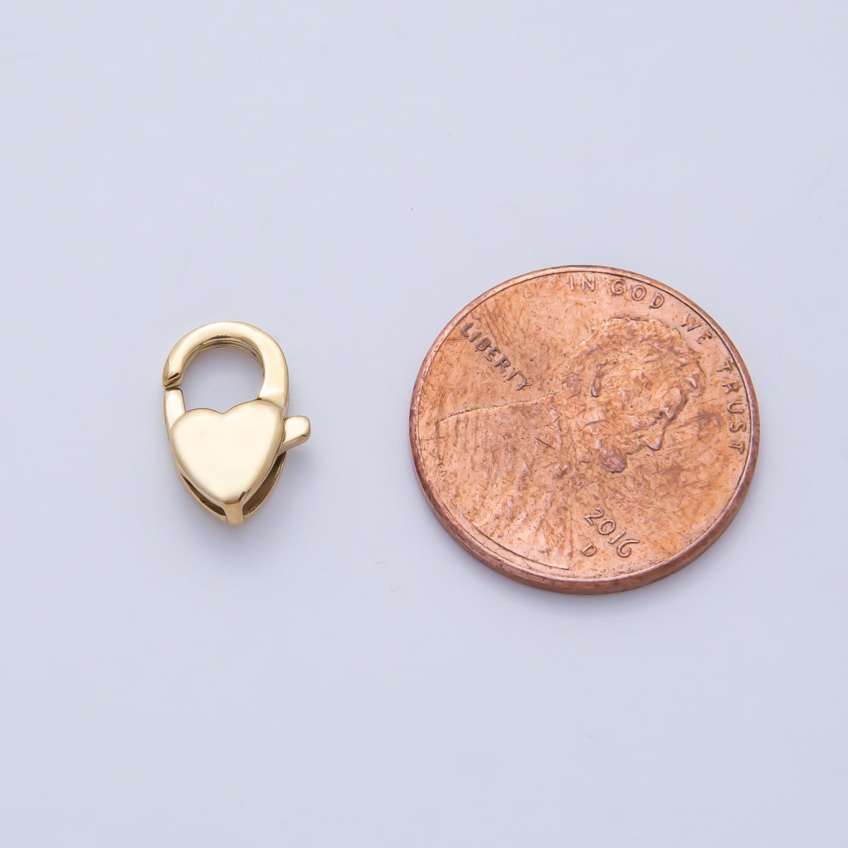 Stainless Steel 12mm Heart Lobster Claw Clasps Closure Finding | Z1620 - DLUXCA