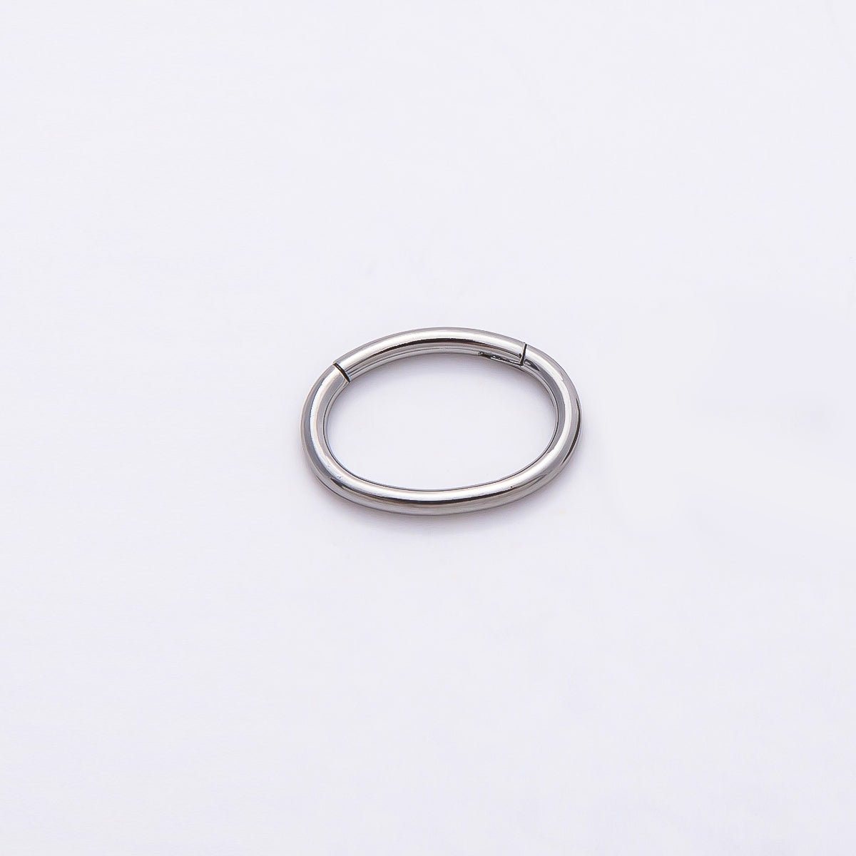 Stainless Steel 13mm Minimalist Oval Pull Gate Findings in Gold & Silver | Findings-00178 Findings-00179 - DLUXCA