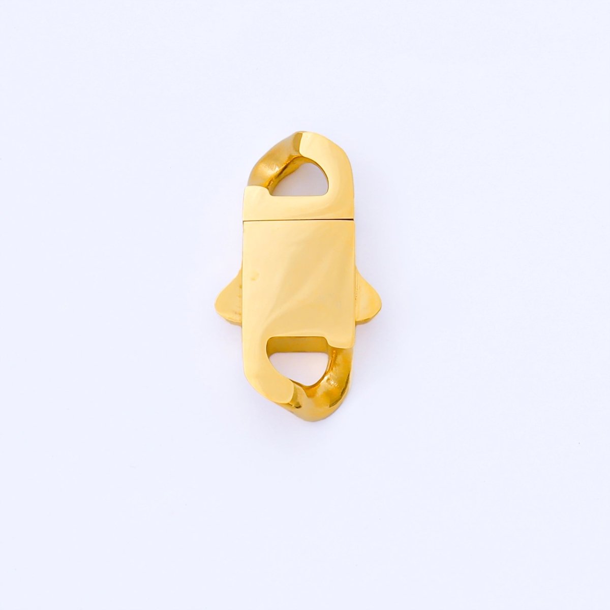 Stainless Steel 23mm, 19.5mm Minimalist Box Clasps Closure Finding | Z1331 Z1332 - DLUXCA