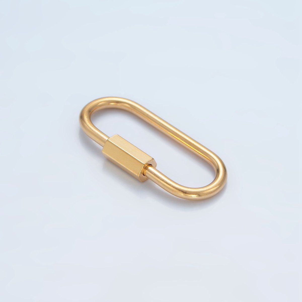 Stainless Steel 30mm Edged Carabiner Minimalist Findings | Z979 - DLUXCA