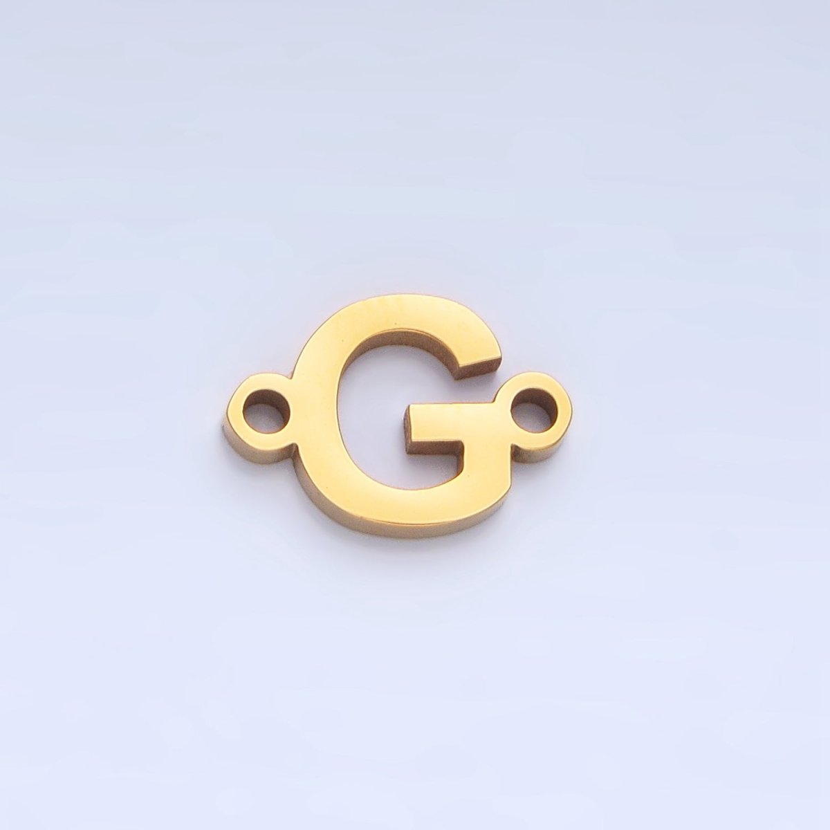 Stainless Steel 8mm A - Z Alphabet Letter Initial Minimalist Connector | A1604 - A1616 - DLUXCA