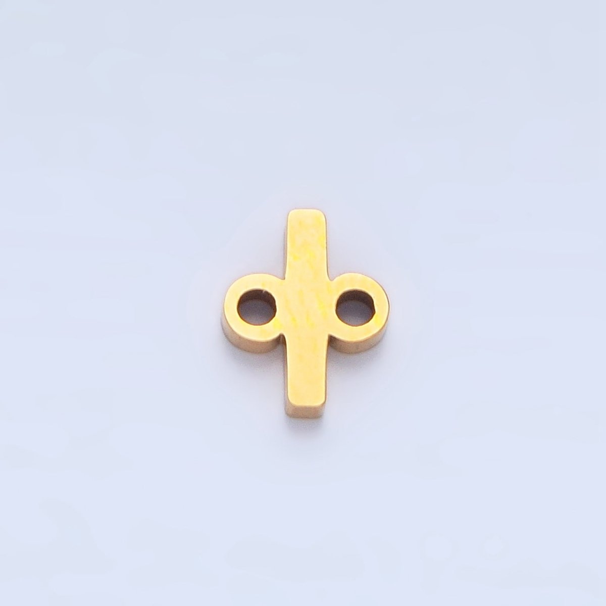 Stainless Steel 8mm A - Z Alphabet Letter Initial Minimalist Connector | A1604 - A1616 - DLUXCA