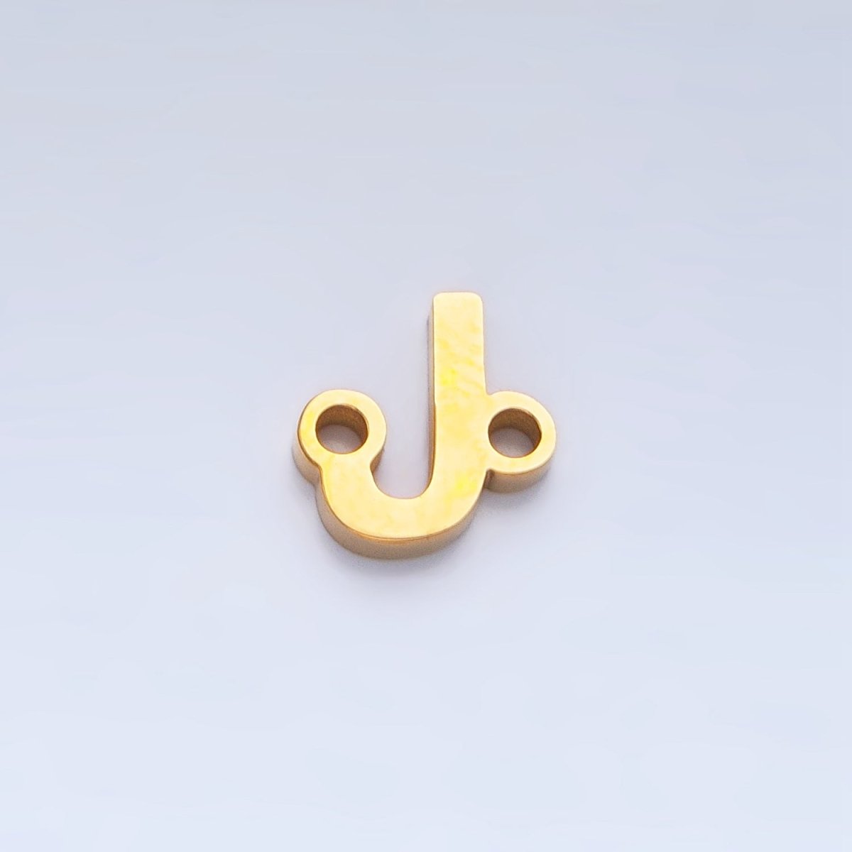 Stainless Steel 8mm A - Z Alphabet Letter Initial Minimalist Connector | A1604 - A1616 - DLUXCA