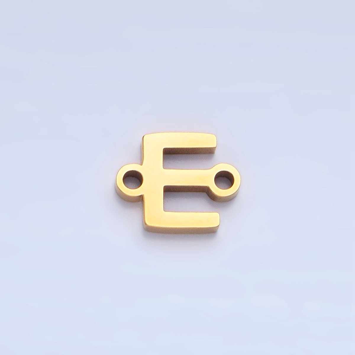 Stainless Steel 8mm A - Z Alphabet Letter Initial Minimalist Connector | A1604 - A1616 - DLUXCA