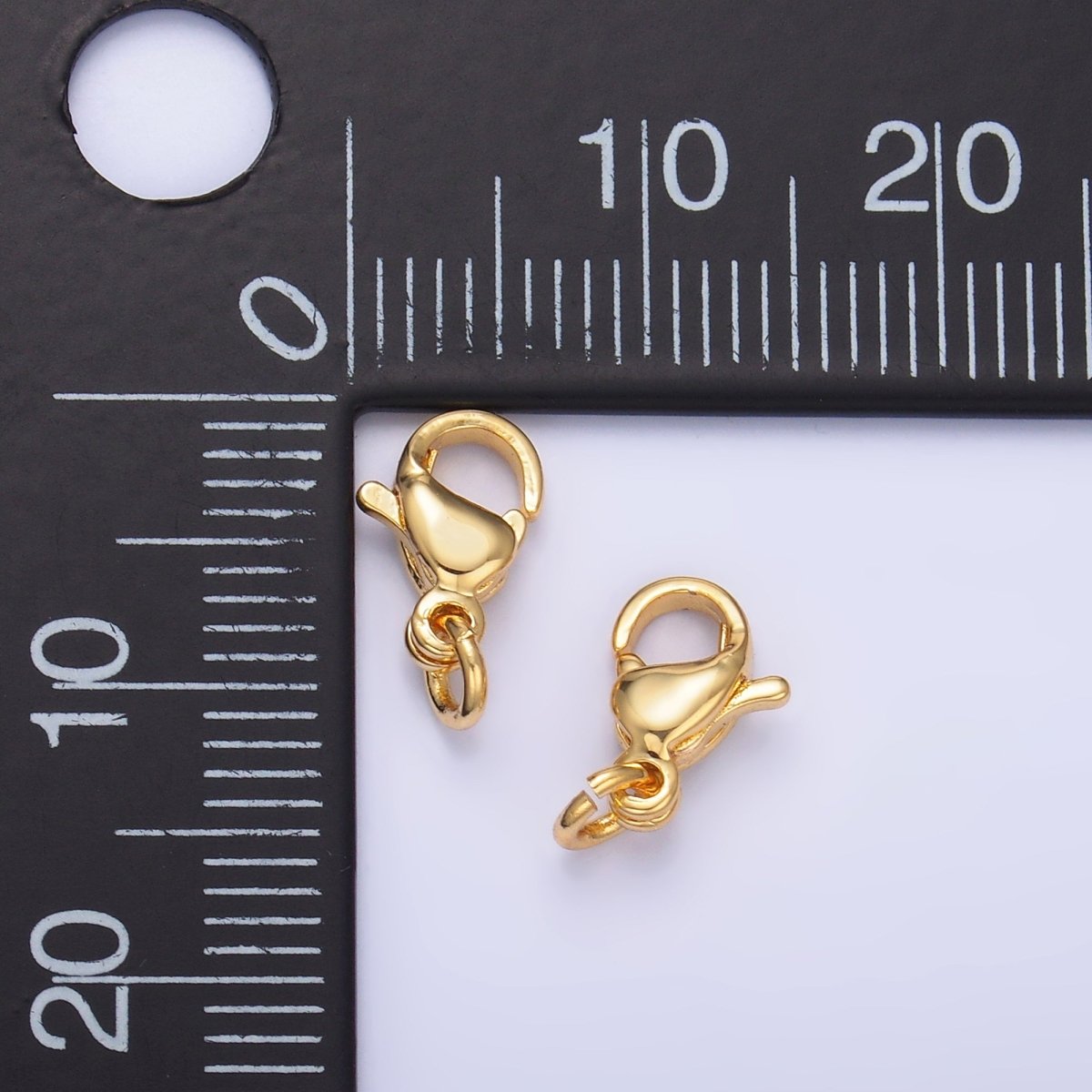 Stainless Steel 9mm Lobster Claw Clasps Closure Findings Set | Z1049 - DLUXCA