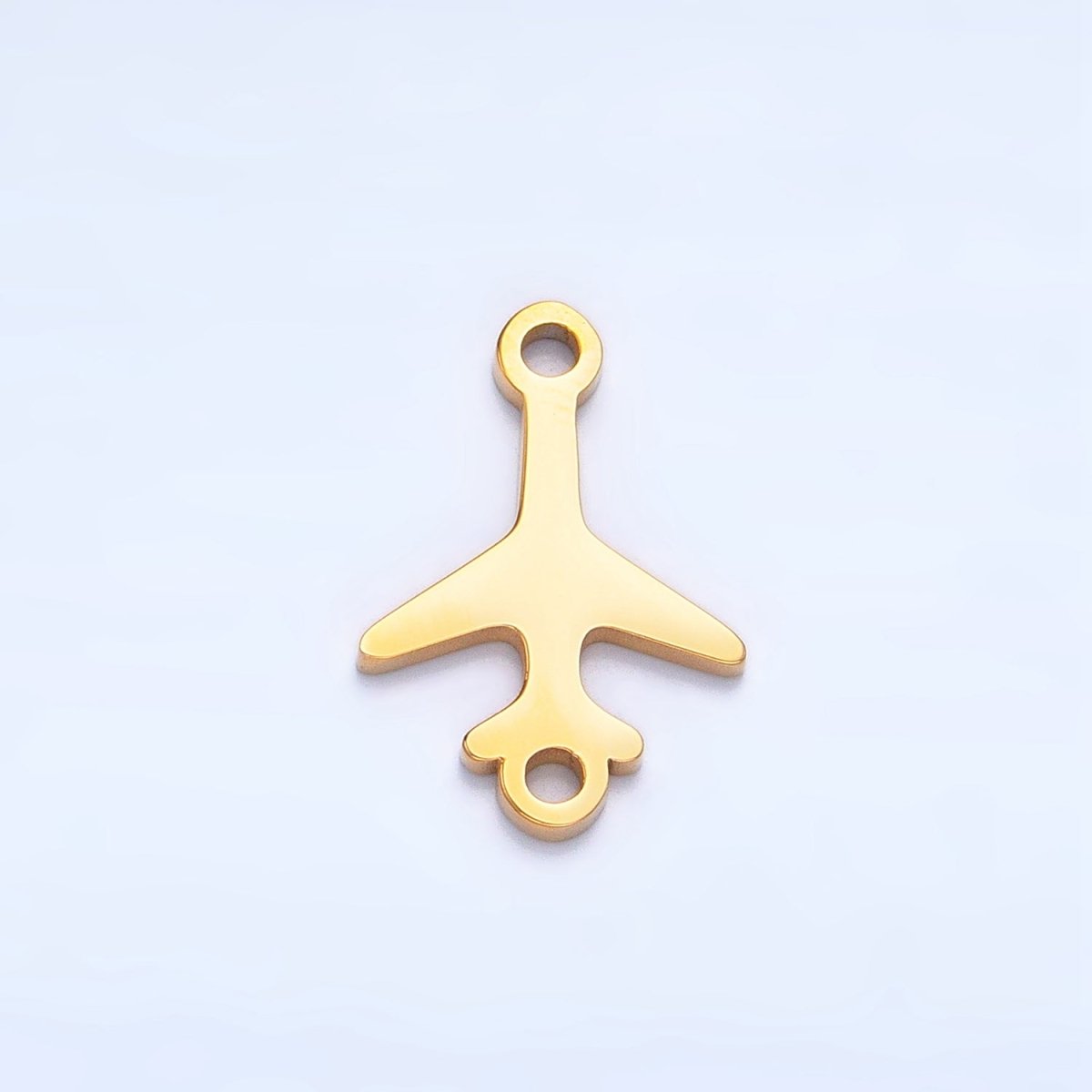 Stainless Steel Airplane Travel Vehicle Connector in Gold & Silver | F231 - DLUXCA