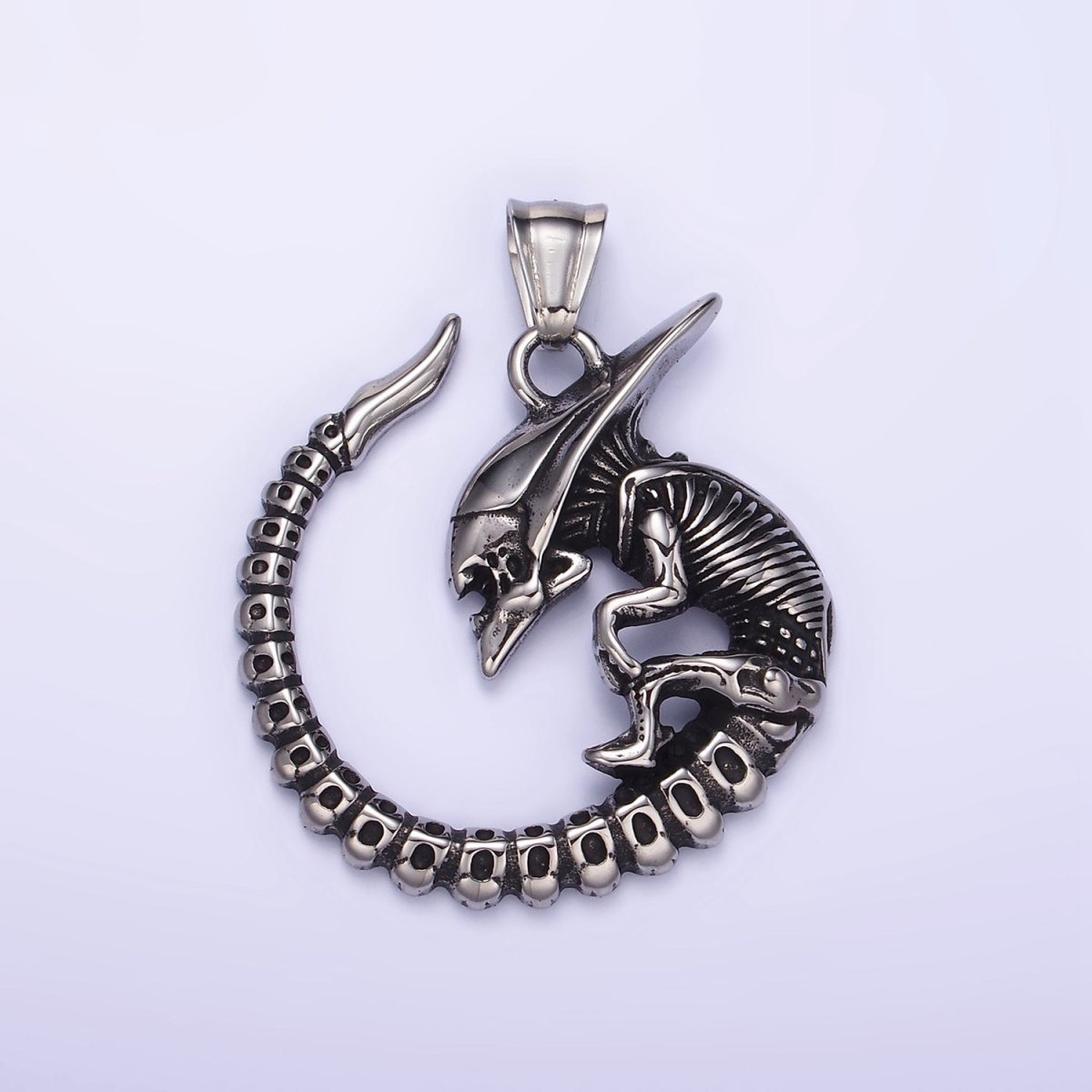 Stainless Steel Alien Charms Monster Pendant | P1443 - DLUXCA