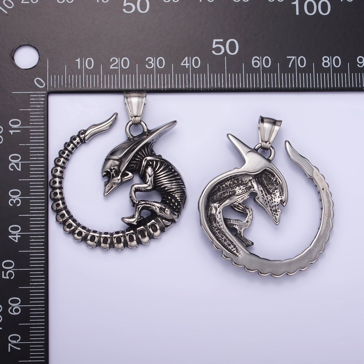 Stainless Steel Alien Charms Monster Pendant | P1443 - DLUXCA