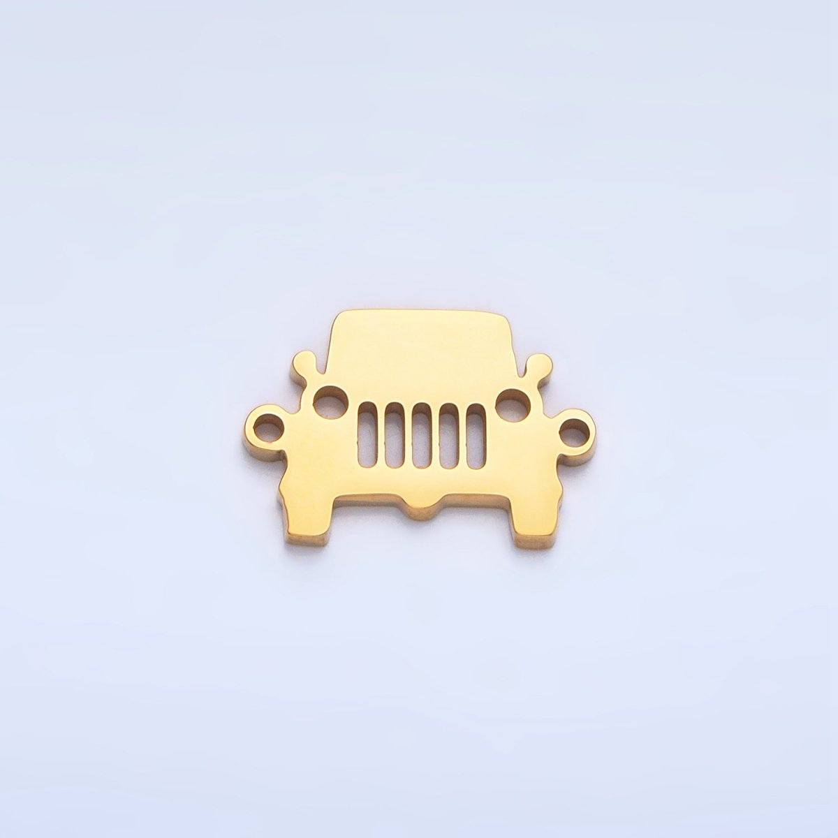 Stainless Steel Car Vehicle Charm Connector in Gold & Silver | G - 464 - DLUXCA