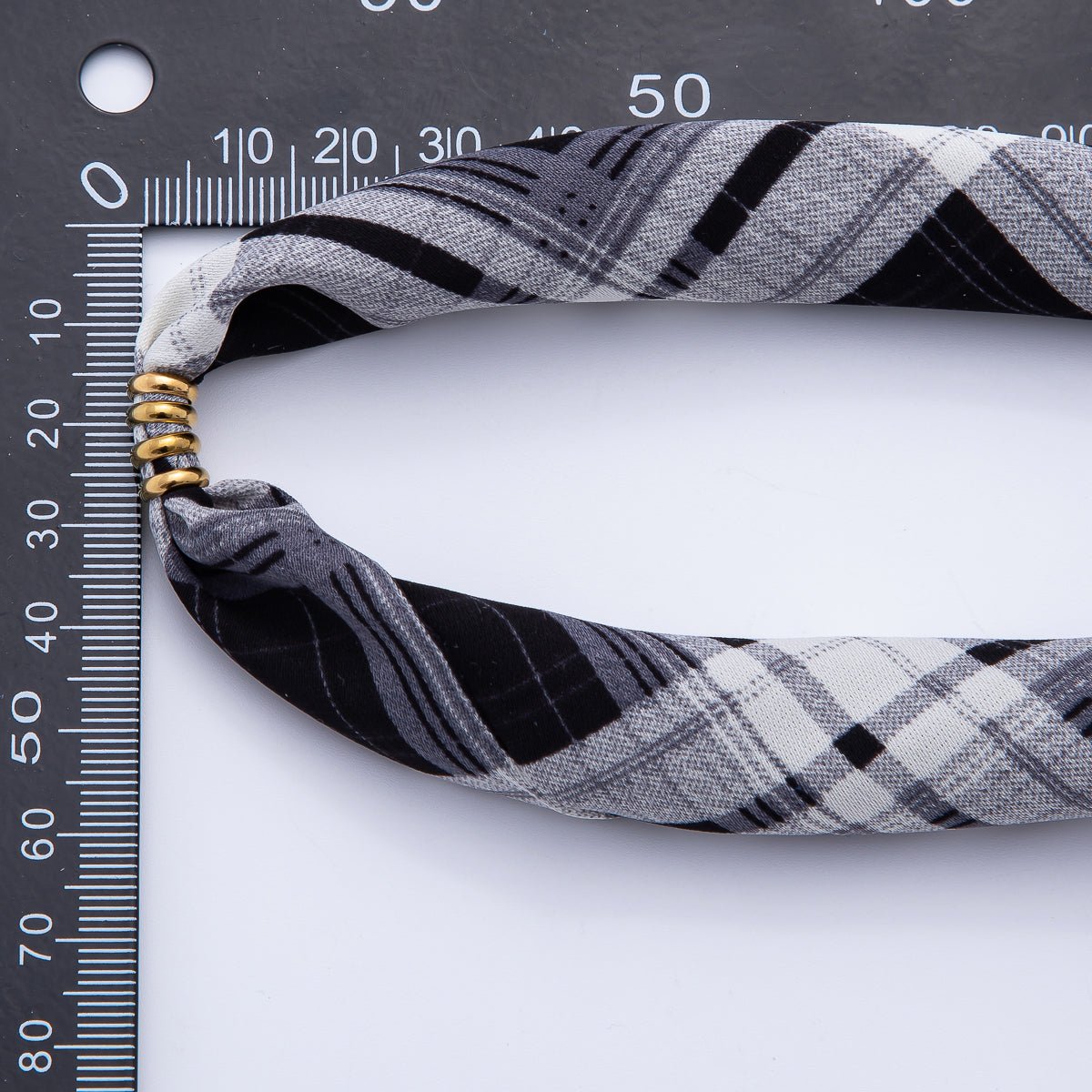 Stainless Steel Gold Brown, Black, Pink Smooth Silk Scarf Handmade Necklace | WA1653 - WA1655, WA1716 - WA1718, WA1721 - WA1723, WA1726 WA1727 WA1730 WA1735 - DLUXCA