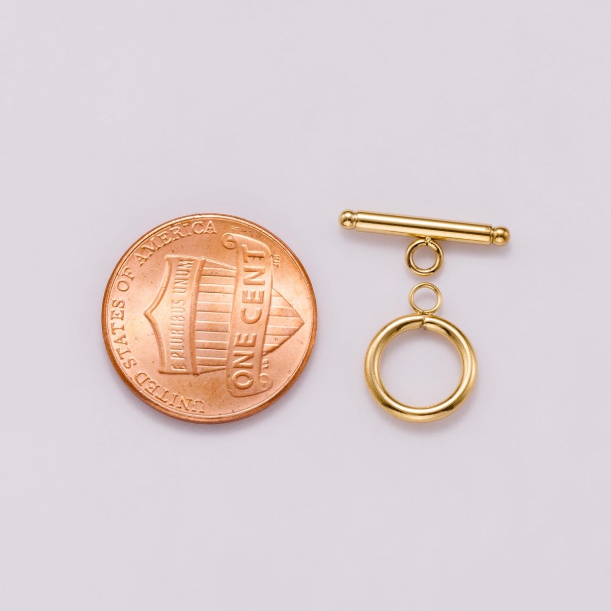 Stainless Steel Gold Toggle Clasps OT Clasp Findings | P - 933 - DLUXCA