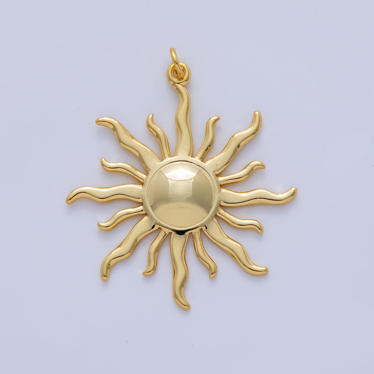 Stainless Steel Minimalist Celestial Sun Burst Charm | AF315 - DLUXCA