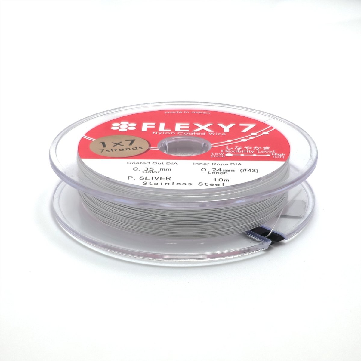 Stainless Steel Nylon Coated Flexible Wire Findings by 10 Meters in Gold & Silver | SP - 014 - DLUXCA