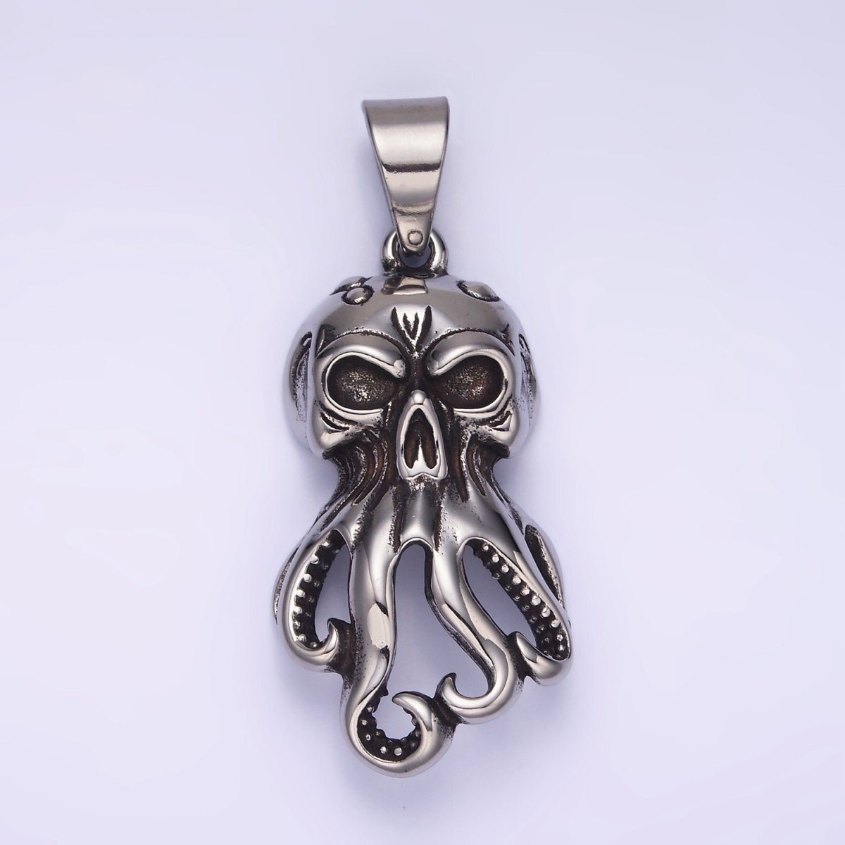 Stainless Steel Octopus Charms Monster Alien Pendant | P1432 - DLUXCA