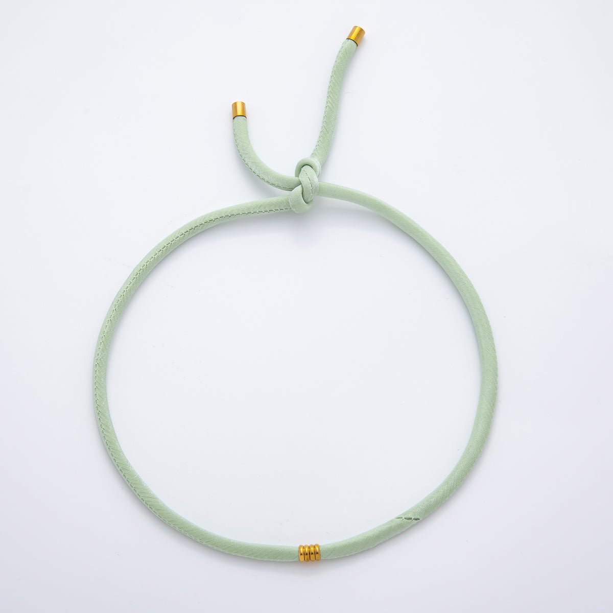 Stainless Steel Soft Silk feel Paracord Knot Tied Necklace | WA - 1628 ~ WA - 1652 - DLUXCA